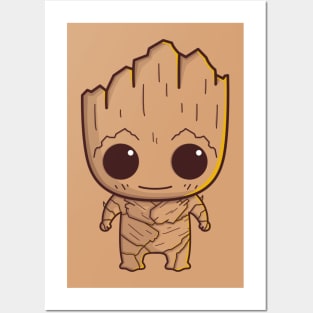 I’m groot but i’m cute! Posters and Art